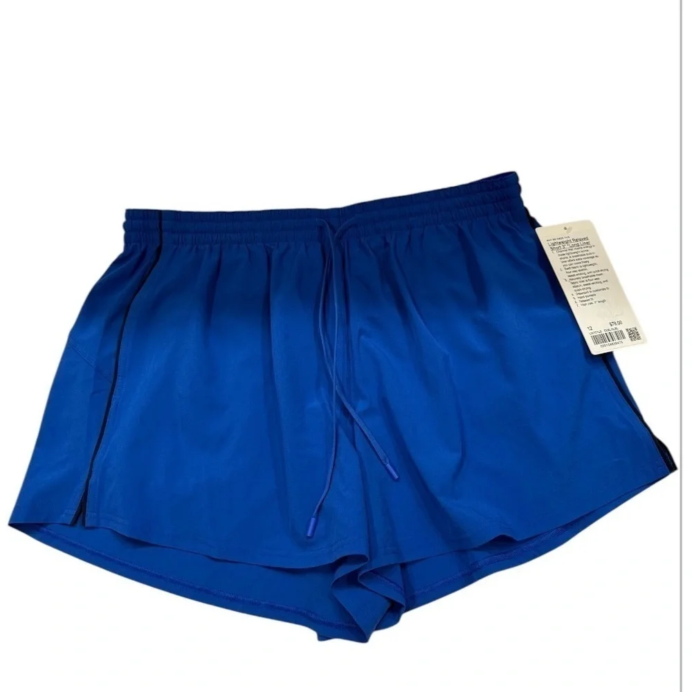 Lululemon Lightweight Relaxed Short 3 Long Liner Size 12 NWT